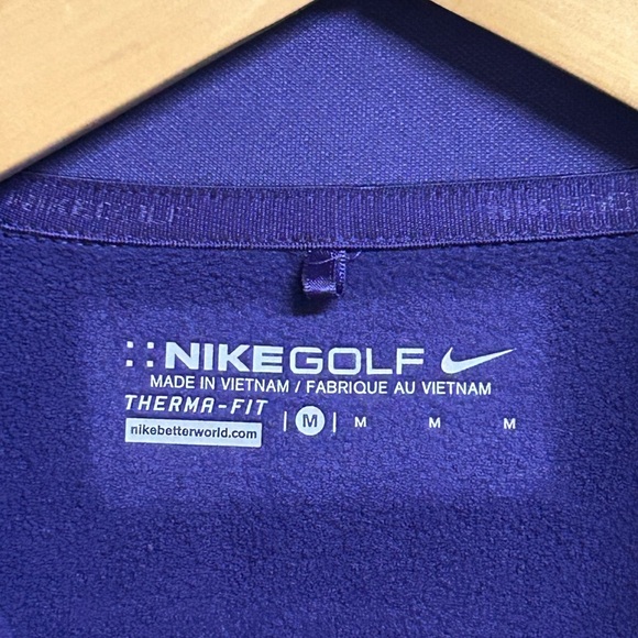 Women's Nike Purple LSU Tigers Pacer Raglan Performance Quarter-Zip Jacket M - Picture 5 of 6